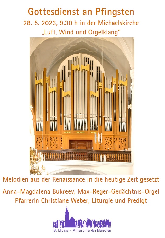 Herzliche Einladung zum Gottesdienst am 28. Mai 2023