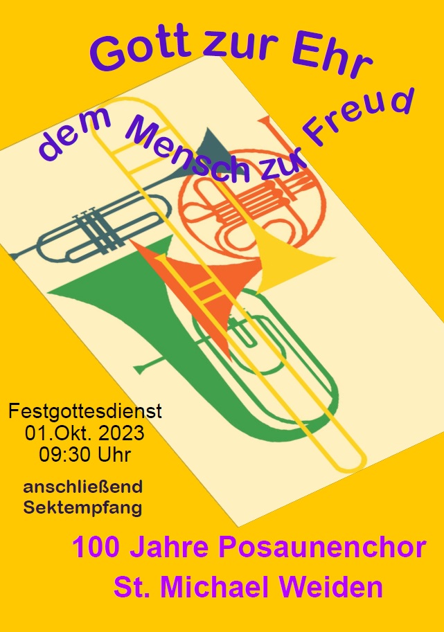Einladung zum Festgottesdienst am 01.10.2023, 9.30 Uhr