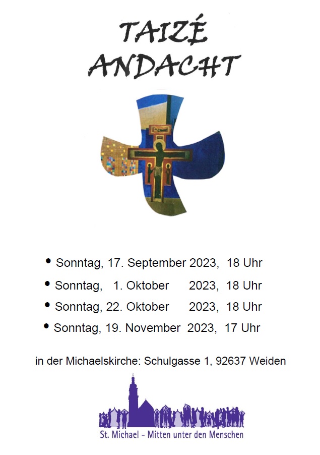 Einladung zu unseren Taizé-Andachten