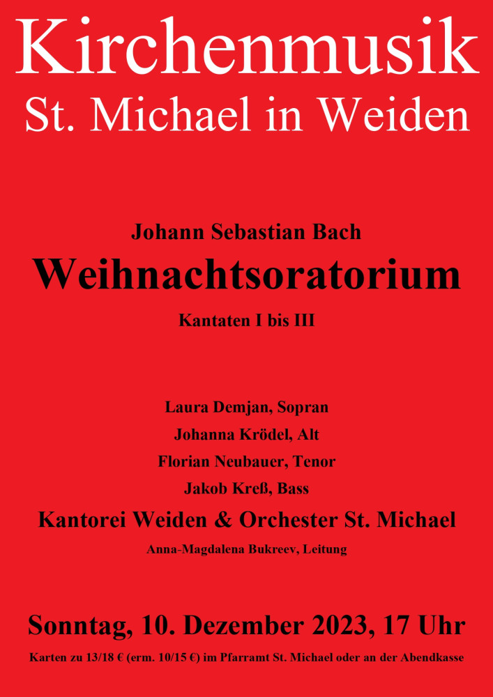 Konzert am 10.12.2023 in St. Michael