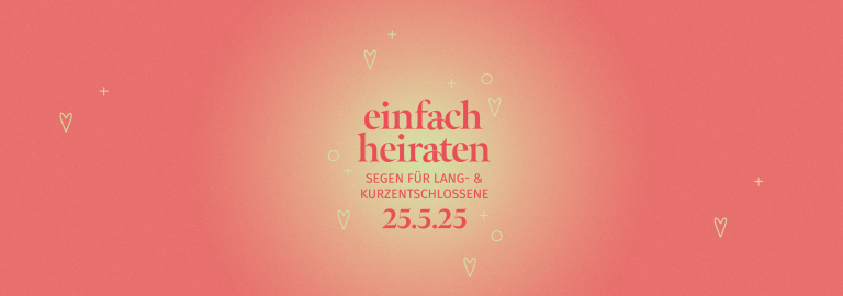 einfach heiraten am 25.5.25