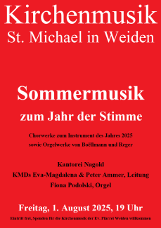 Plakat Sommermusik