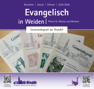 Titelbild Gemeindegruß mit Gemeindegrüßen aus den letzten Jahrzehnten